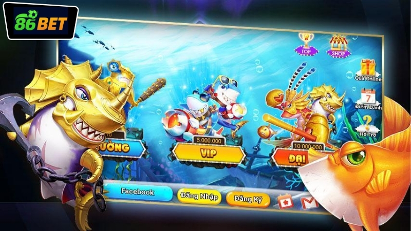 Các mẹo săn cá to tại 86BET giúp tăng tỷ lệ thắng lớn